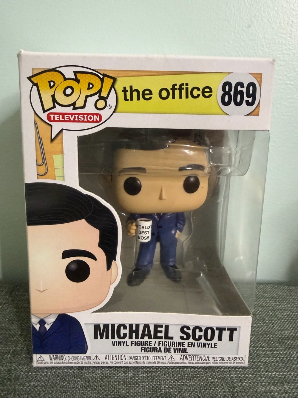 Funko Pop! The Office Michael Scott #869 Vinyl Figure Dunder Mifflin